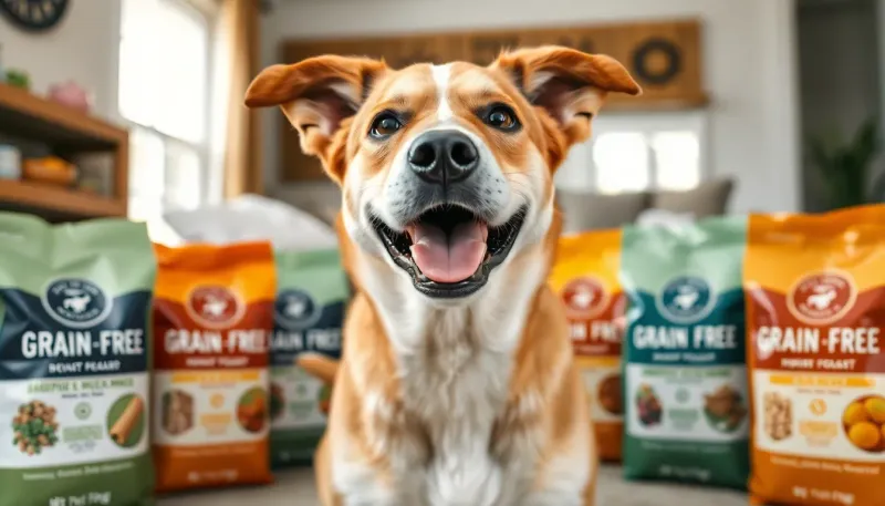 Les avantages des croquettes sans céréales pour votre chien